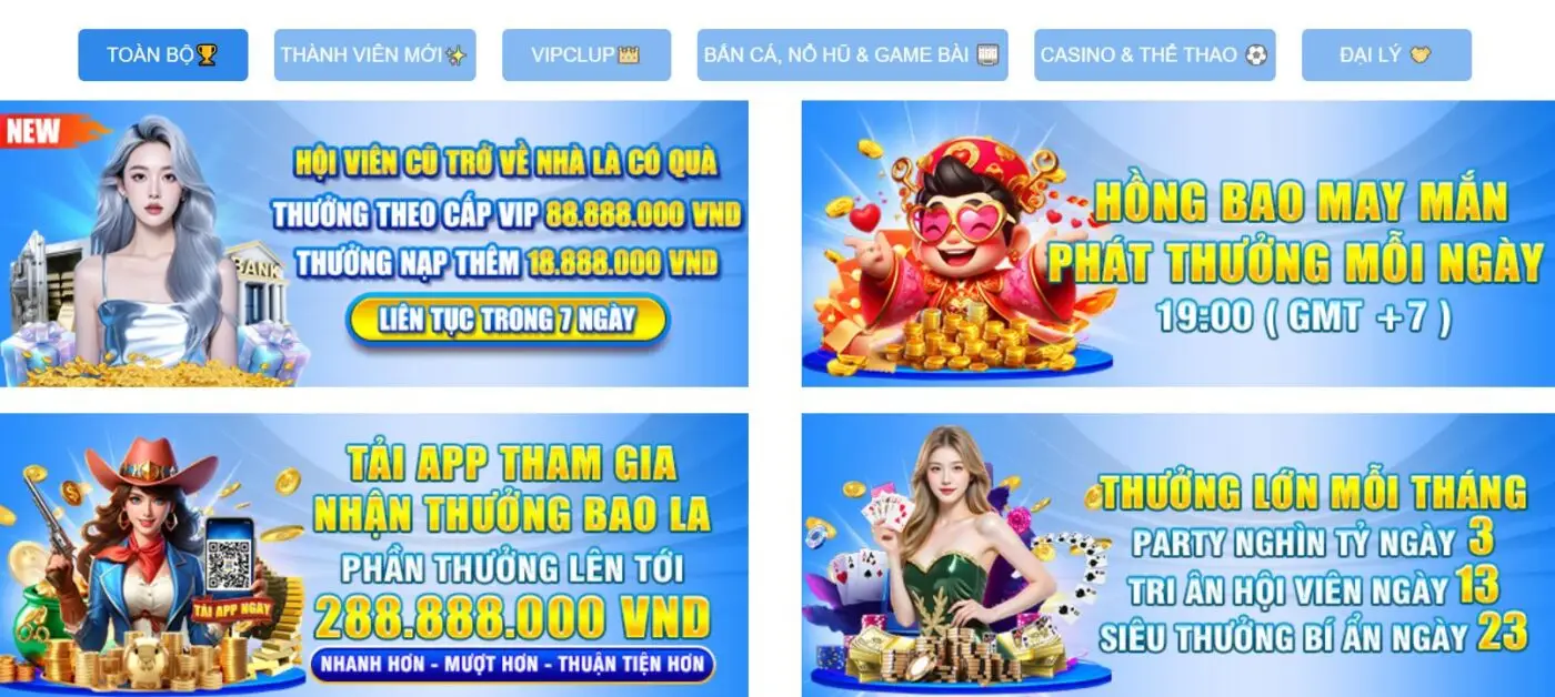 Khuyến mãi nổ hũ Vin777